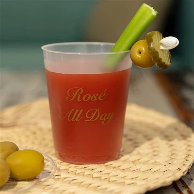 แก้วพลาสติกขุ่นขนาด 16 ออนซ์